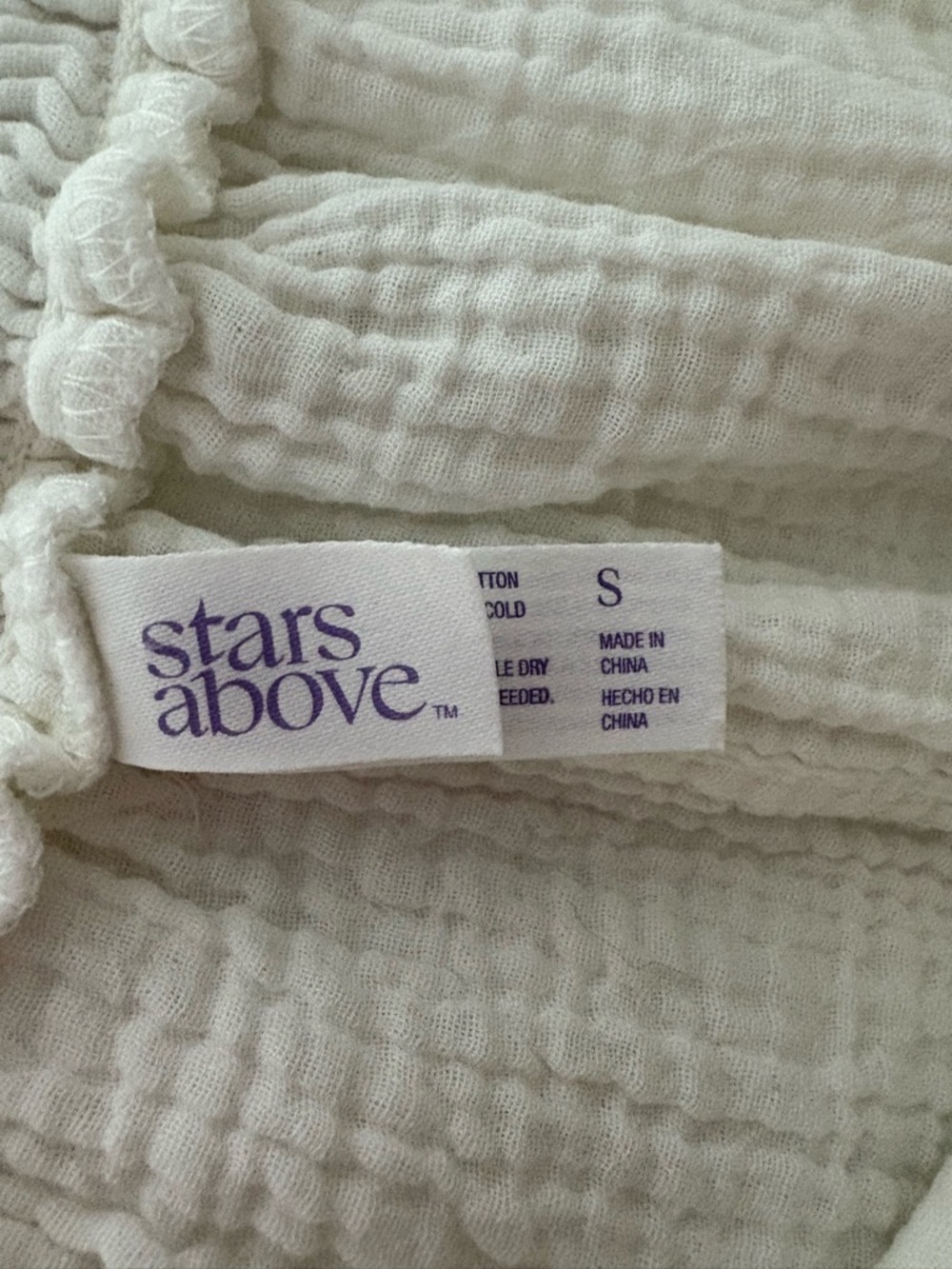 stars above White Textured Midi Dress with Square Neck - Picture 6 of 6